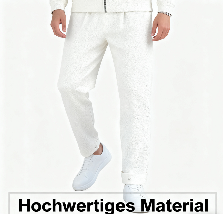 Black Friday🔥Neuheiten Sonderangebot – Herrenjacke mit Reißverschluss und einfarbige Hose im Set