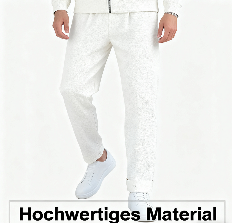 Black Friday🔥Neuheiten Sonderangebot – Herrenjacke mit Reißverschluss und einfarbige Hose im Set