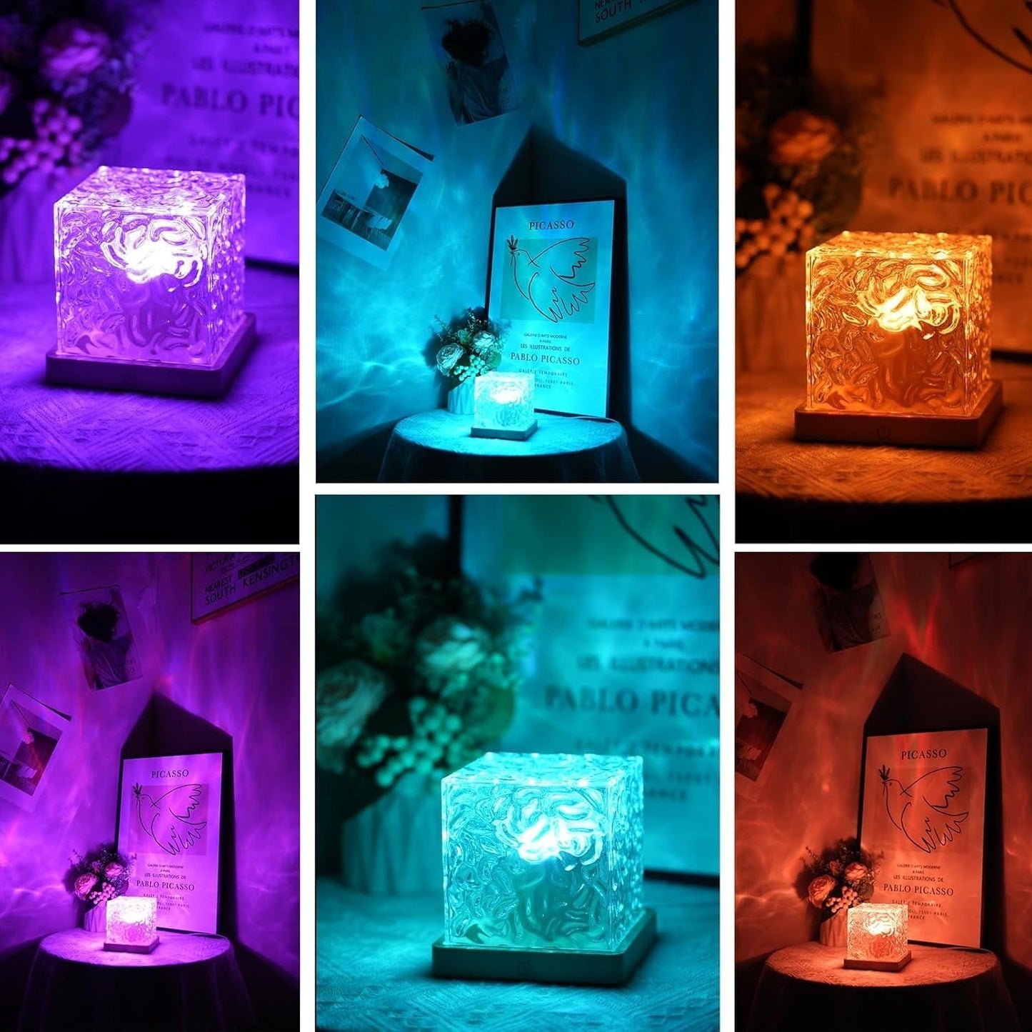 🔥LAST DAY SALE - 49% OFF✨Aurora Borealis Nachtlicht-Projektor – RGB Farbwechsel, Touch-Steuerung, Weihnachtsrabatt 🎄