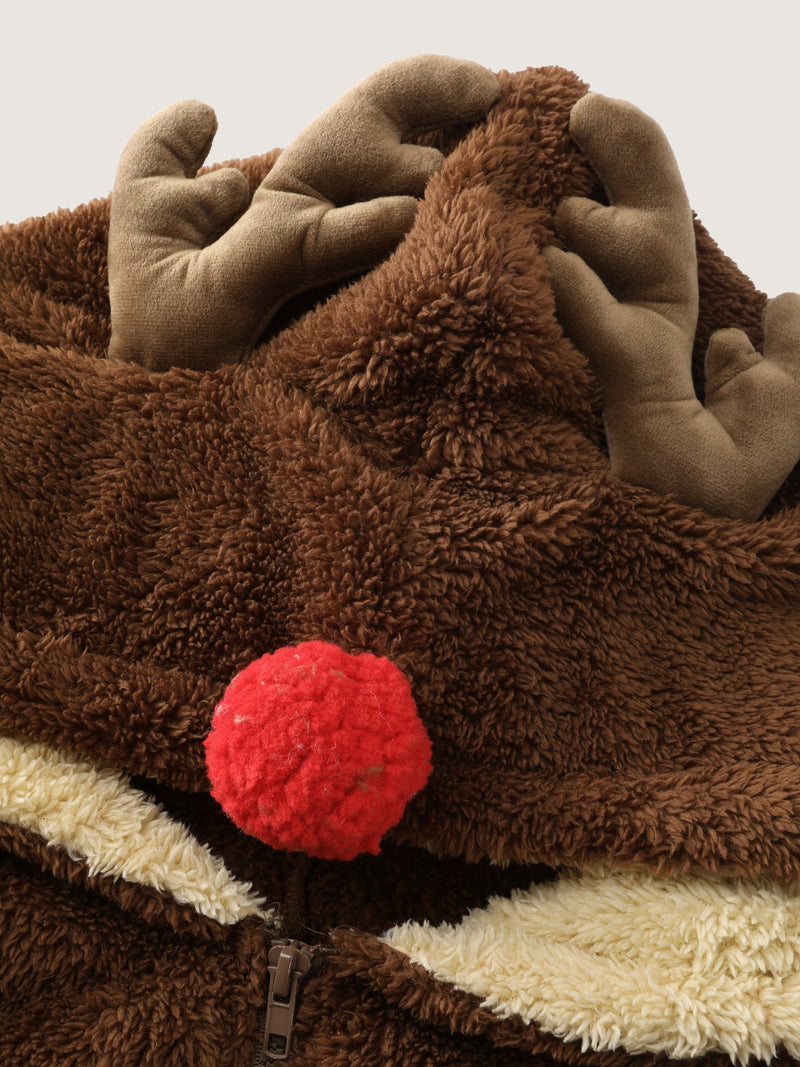 Combinaison ultra douce à capuche motif renne – 🎄 Nouvelles couleurs et soldes de Noël 