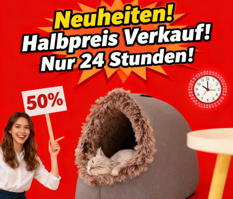 💥 Offre spéciale 🐾 Lit grotte chaud pour animaux de compagnie en hiver