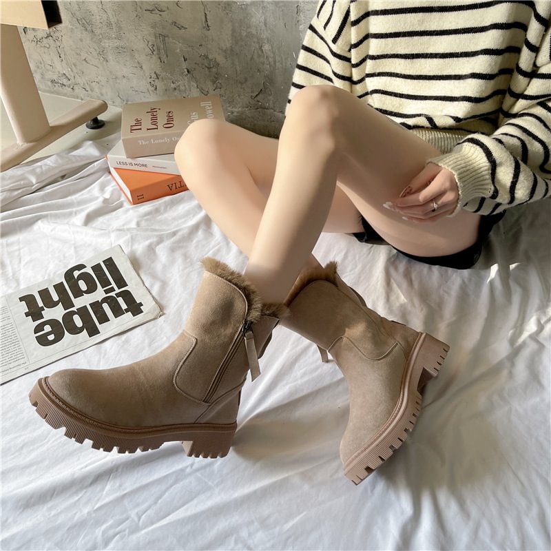 📢 Warme Fleece-Schneestiefel für Damen ⚡