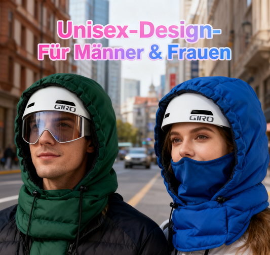 🏔️🧢 Kuschelwohl 3-in-1 Thermo-Sturmhaube mit Kappe – helmkompatible Winterhaube für Ski, Rad & Outdoor ❄️