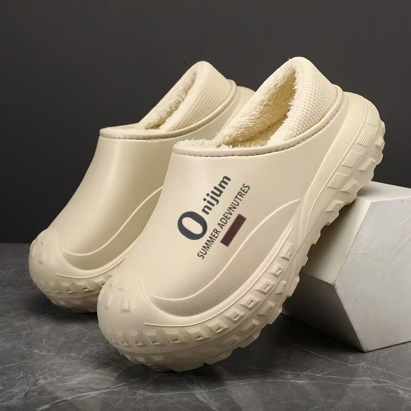 Kuschelwohl® Premium Herren-Winterpantoffeln – Wasserdicht, Tierfreundlich & Echte Wolle | 🎄 Großer Weihnachts-Sale