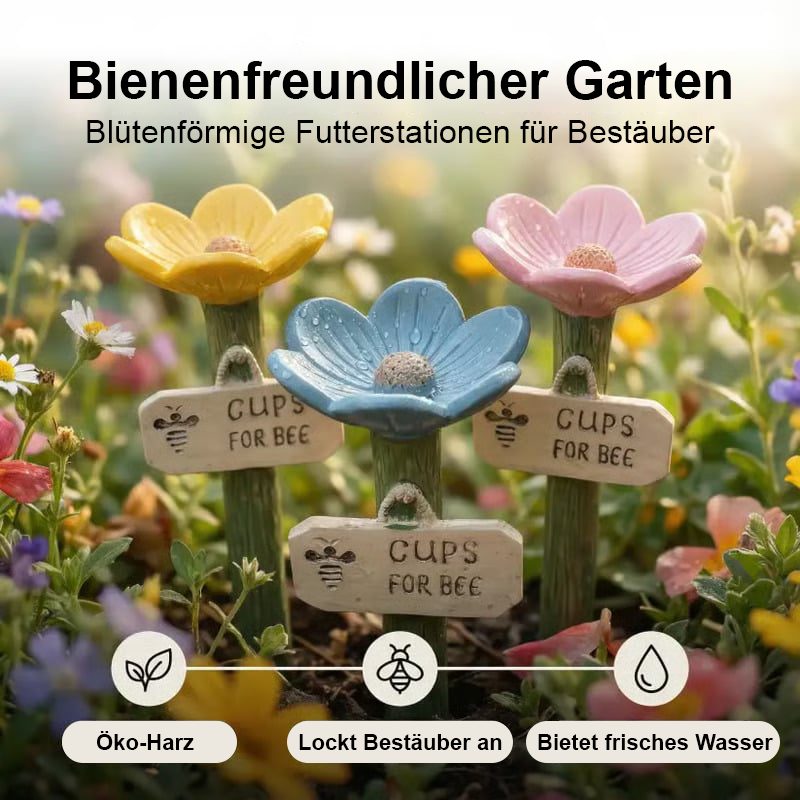 🌸Blütenförmige Keramik-Tränke für Bienen🐝💧