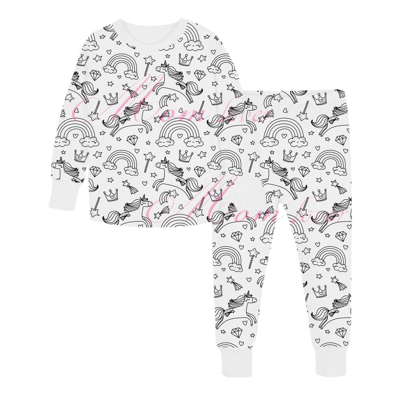 🎅Prévente de Noël🎁🎨Coloriage de pyjamas de dessin animé à faire soi-même pour enfants