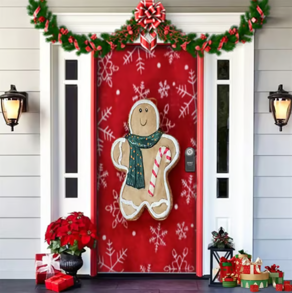 🌟🌟Décorations de Noël pour la porte d'entrée 2025 