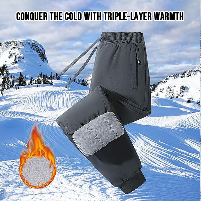 🎄Christmas Sale-Up to 50% OFF🏆Ultimative Kälteschutz-Thermohose mit Knieschutz – Hält warm im extremen Winter