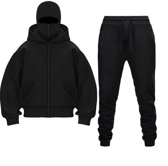 NINJA-KAPUZENPULLOVER MIT STURMHAUBE