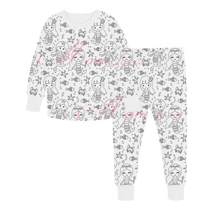 🎅Prévente de Noël🎁🎨Coloriage de pyjamas de dessin animé à faire soi-même pour enfants