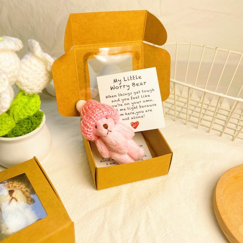 🎁Offre exceptionnelle AUJOURD'HUI SEULEMENT au prix habituel de 9,99 € !🧸✨Petit ours en boîte, Mon petit ours inquiet 