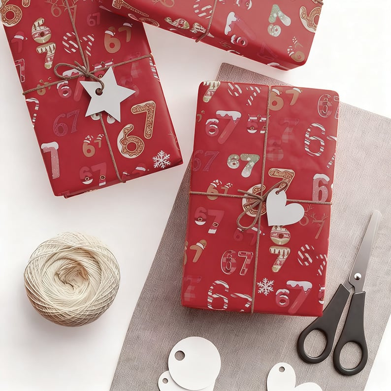 🔥SEULEMENT 50 % DE RÉDUCTION - 🎁 Papier cadeau de Noël – Emballez vos cadeaux avec style grâce à la tendance de Noël 🎄 