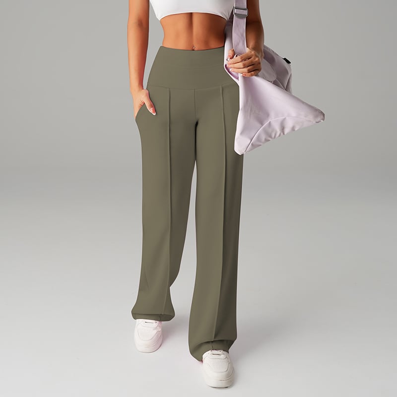 💕Einfache, locker sitzende Damenhose mit geradem Bein
