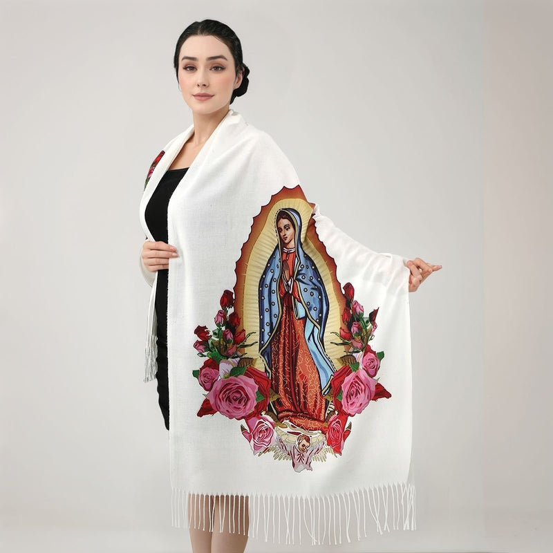 🎄Écharpe Grâce Céleste – Élégance divine et chaleur spirituelle 💫🧣