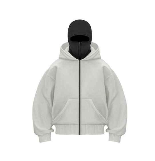 NINJA-KAPUZENPULLOVER MIT STURMHAUBE