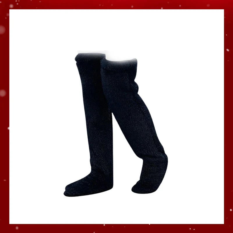 Velvety Fleece Kniehohe Socken – Weihnachts-Edition ❄️🎅 | Flash Sale & Black Friday Rabatt!