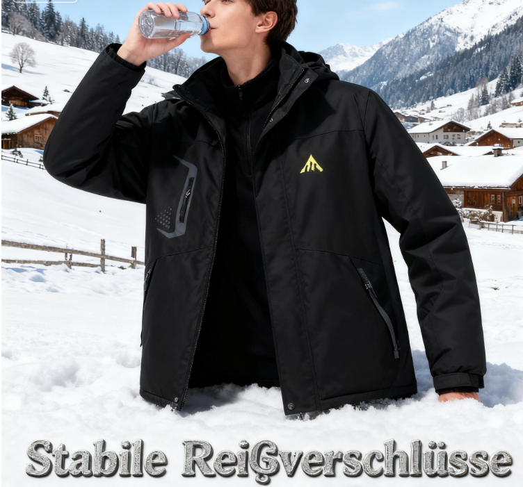 Kuschelwohl Winterjacke mit Kapuze – Stilvoll und warm für den Winter! ❄️🧥