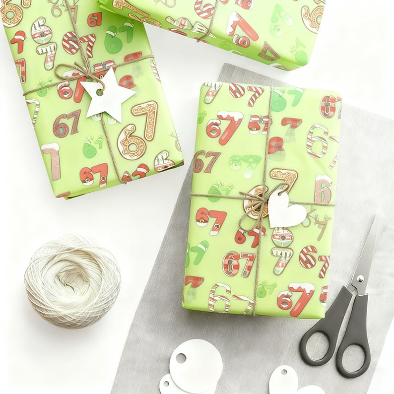 🔥NUR NOCH 50 % RABATT - 🎁 Weihnachtsgeschenkpapier – Verpacken Sie Ihre Geschenke mit viralem Weihnachtsspaß 🎄