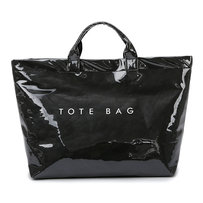 👜 Sac fourre-tout Cozy™ Designer avec imprimé lettres (Vente directe) – 👜 Accessoire tendance – 🎄 Remise immédiate pendant les soldes de Noël