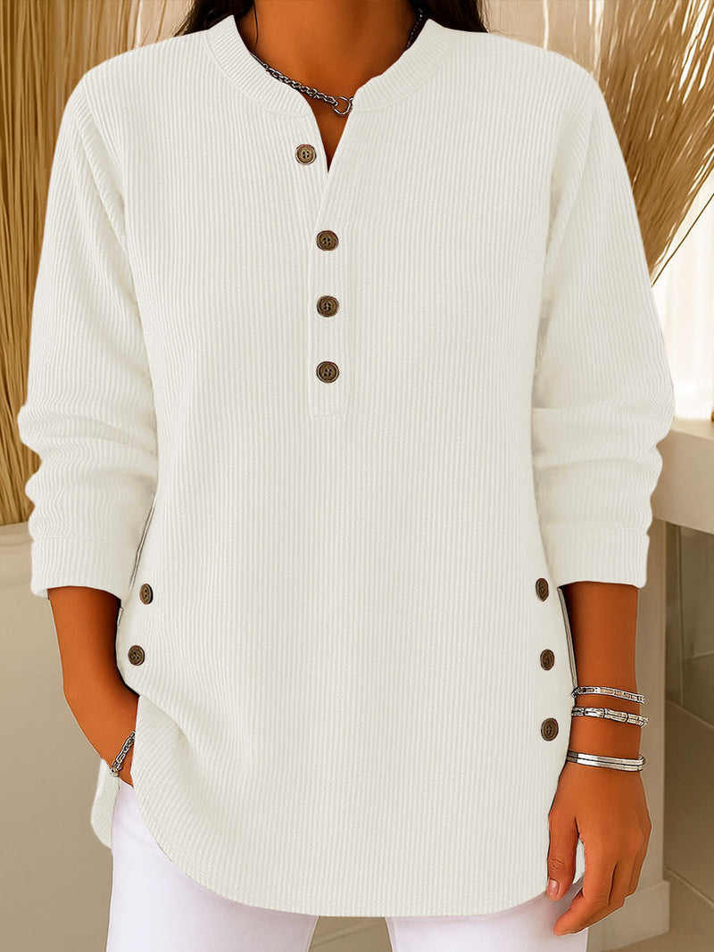 Pull en maille pour femme – Col rond confortable, manches longues et coupe décontractée | Promotions de Noël hiver 2025 – Jusqu'à 40 % de réduction 