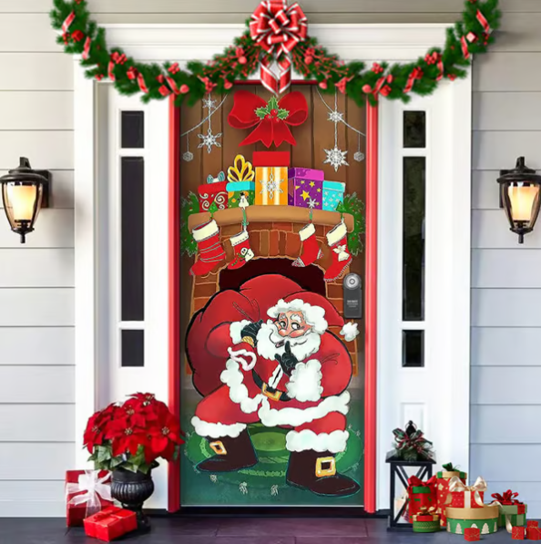 🌟🌟Décorations de Noël pour la porte d'entrée 2025 