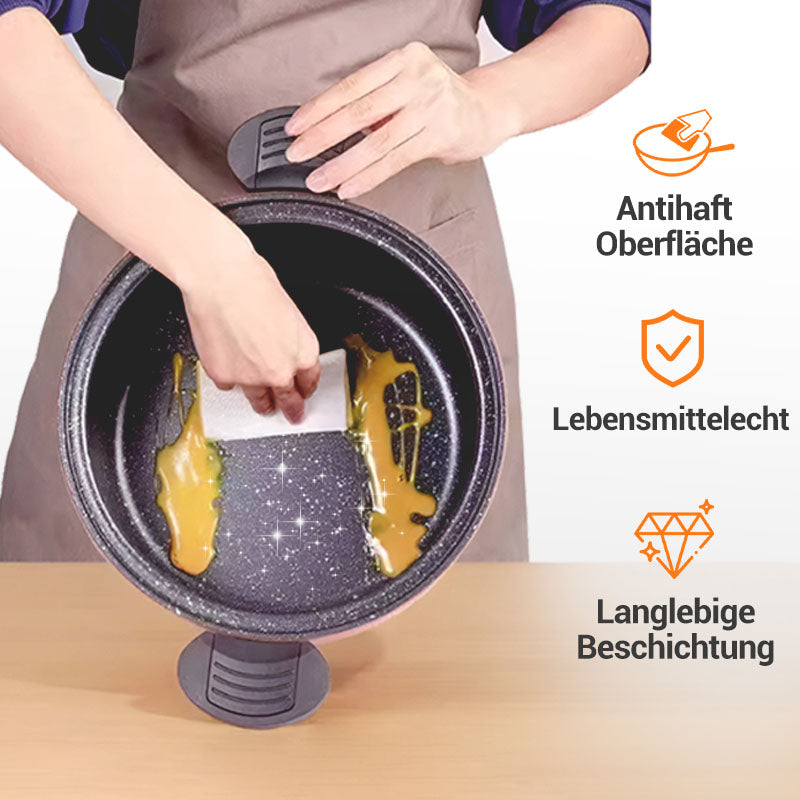 🔈🔈50 % Rabatt🧑‍🍳Empfohlen von einem Michelin-Koch🏆Großer, multifunktionaler Schnellkochtopf mit Antihaftbeschichtung