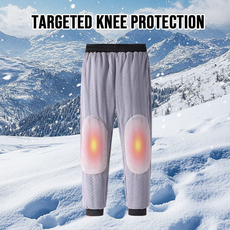 🎄Soldes de Noël - Jusqu'à 50 % de réduction🏆Pantalon thermique ultra-résistant pour temps froid avec protection des genoux - Vous garde au chaud même par grand froid