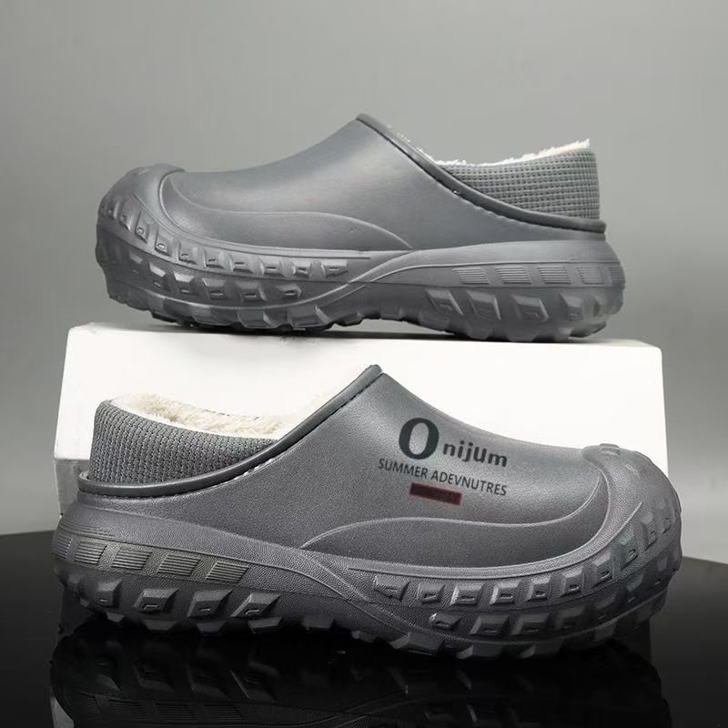 Kuschelwohl® Premium Herren-Winterpantoffeln – Wasserdicht, Tierfreundlich & Echte Wolle | 🎄 Großer Weihnachts-Sale