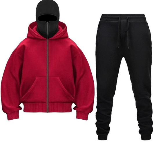 NINJA-KAPUZENPULLOVER MIT STURMHAUBE