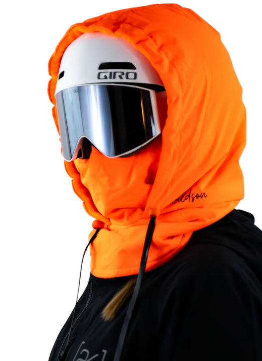🏔️🧢 Cagoule thermique 3 en 1 confortable avec bonnet – Capuche d'hiver compatible avec un casque pour le ski, le vélo et les activités de plein air ❄️