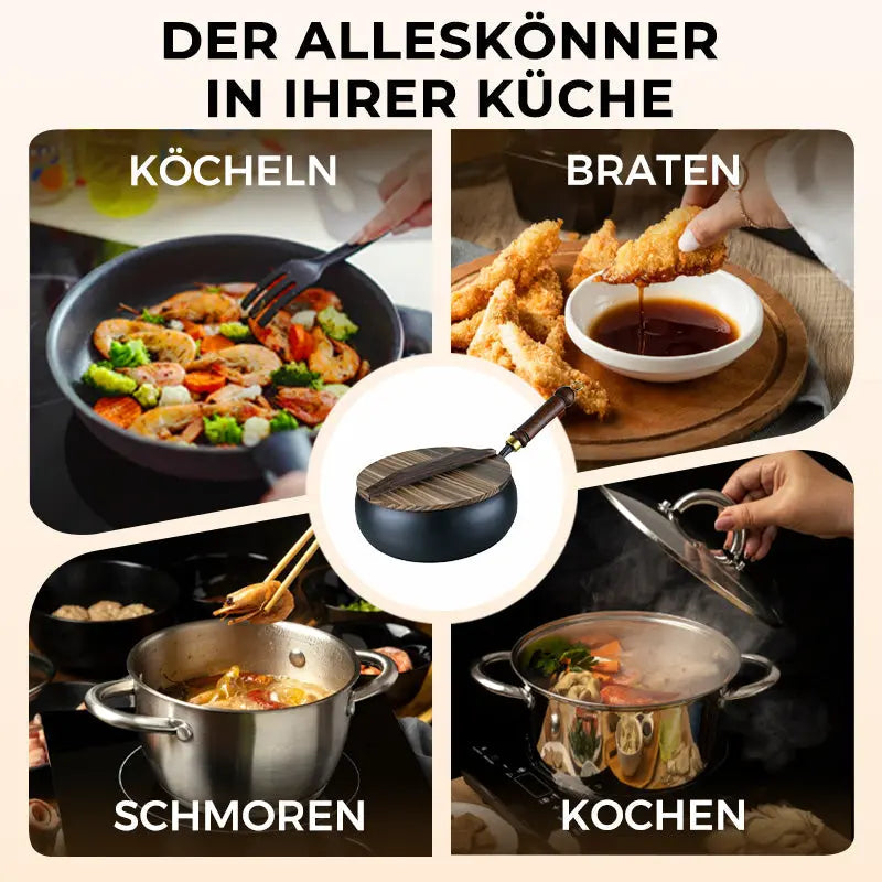 🔥 LIMITIERTES ANGEBOT: Schwere Gusseisen-Bräter (unbeschichtet) 52% reduziert! Nur solange der Vorrat reicht! 🔥