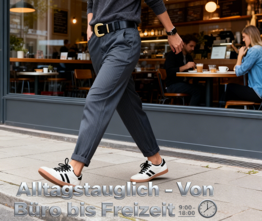 🍃 Lässige, gerade Blazerhose mit hoher Taille für Damen