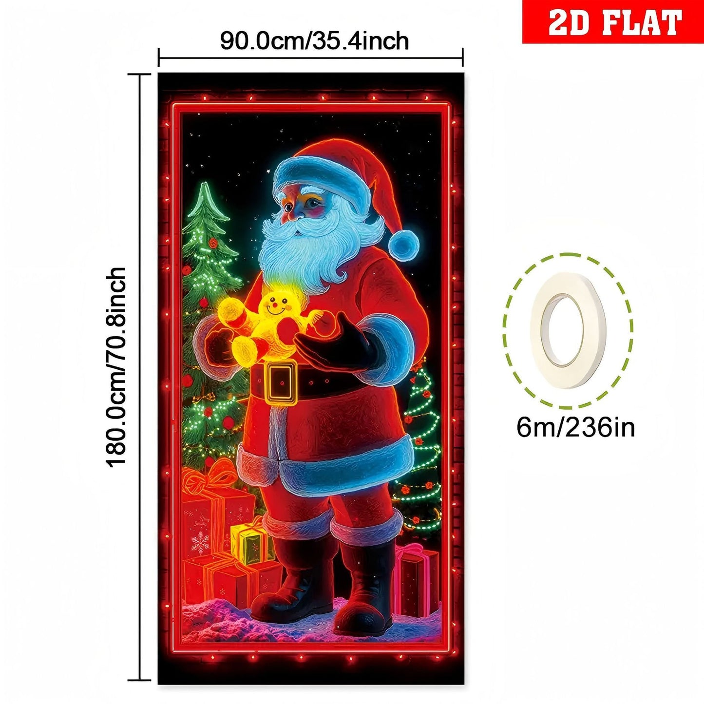 ⏰Christmas Limited Sale 49% OFF!!🎄Weihnachtstür-Deko für sofortige Festtagsdekoration