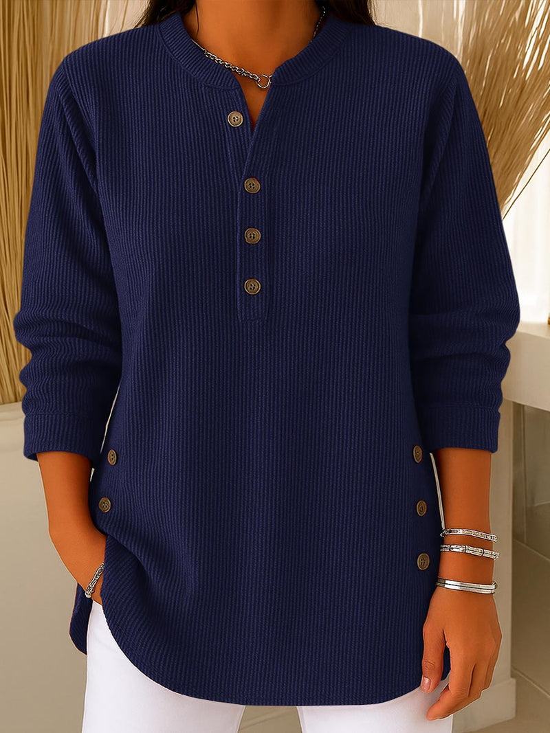 Pull en maille pour femme – Col rond confortable, manches longues et coupe décontractée | Promotions de Noël hiver 2025 – Jusqu'à 40 % de réduction 