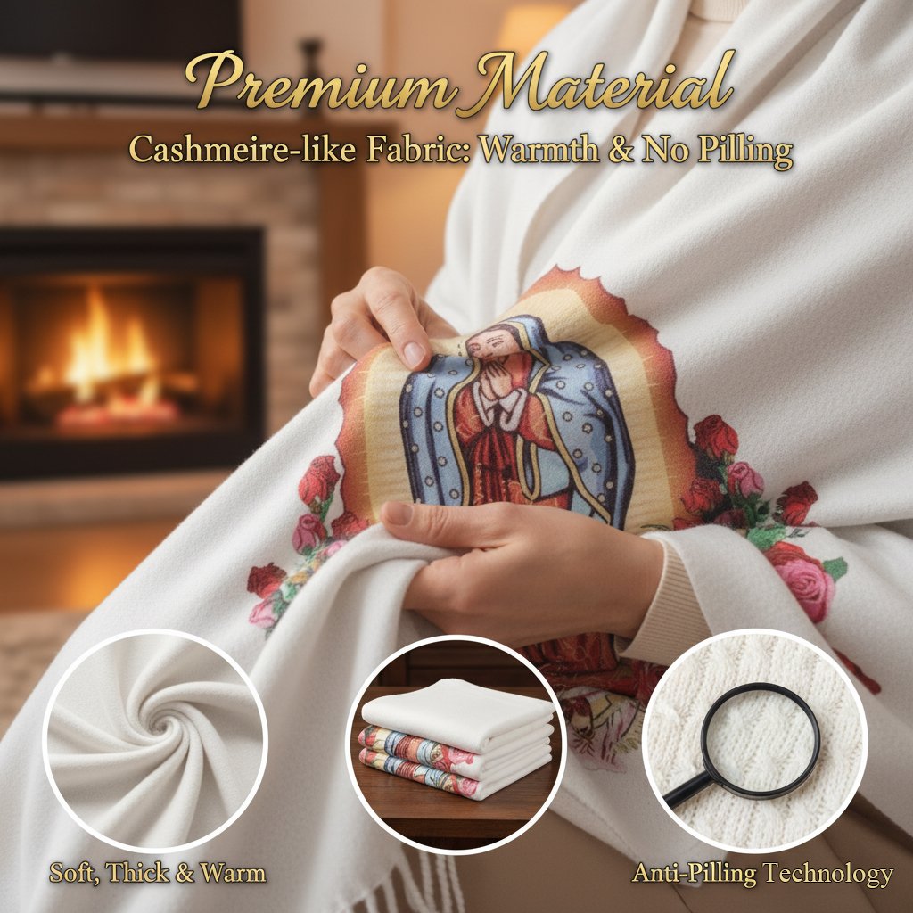 🎄Heavenly Grace“ Schal – Göttliche Eleganz & spirituelle Wärme 💫🧣