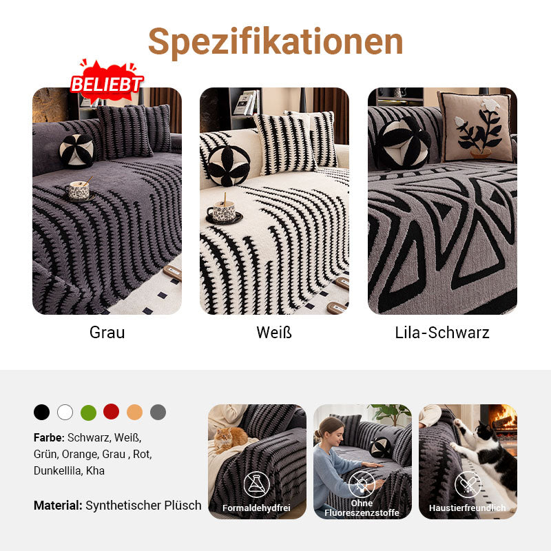 🛋️✨ 57% Rabatt: Kratzfeste Sofa-Überzüge – Auch gegen Tierkrallen! Ultraweiches Sherpa, 🧺maschinenwaschbar & rutschfester Halt.