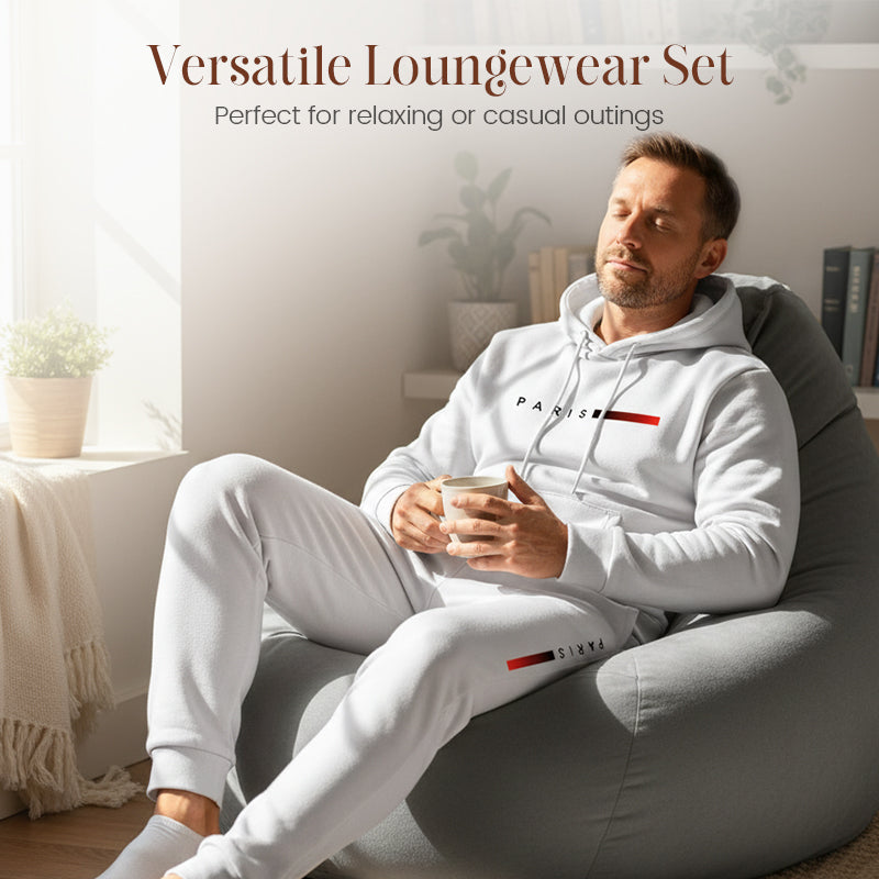 Herren-Trainingsanzug-Set mit Kapuze