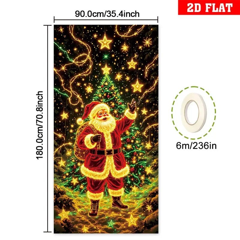 ⏰Christmas Limited Sale 49% OFF!!🎄Weihnachtstür-Deko für sofortige Festtagsdekoration