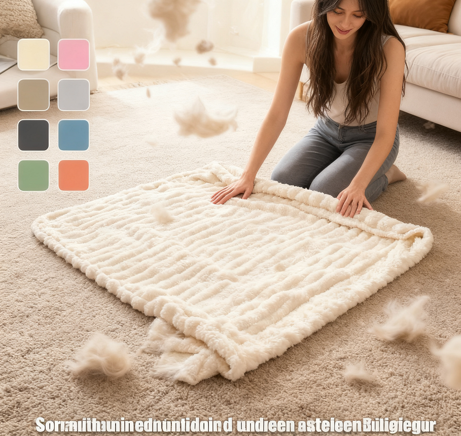 🌙 Ultraweiche Thermo-Flanell-Kuscheldecke – hautfreundlich, atmungsaktiv & extra warm ❄️🛏️