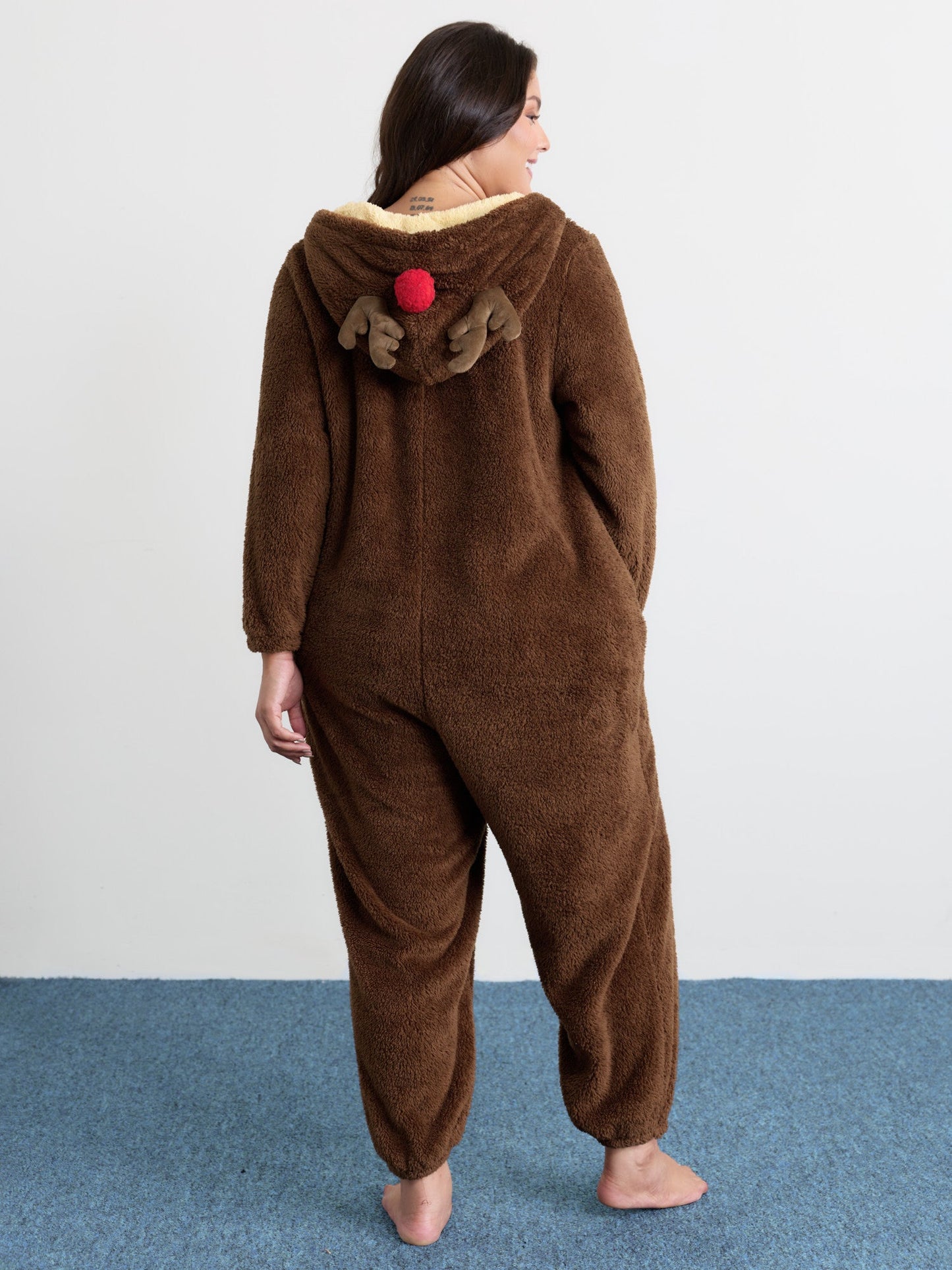 Combinaison ultra douce à capuche motif renne – 🎄 Nouvelles couleurs et soldes de Noël 