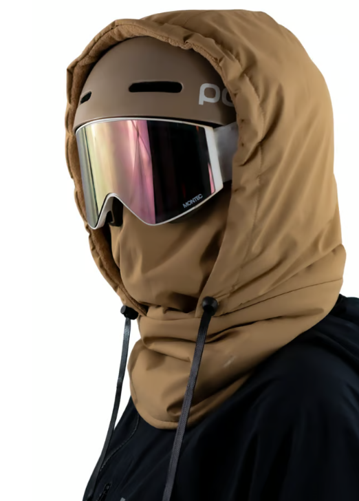 🏔️🧢 Cagoule thermique 3 en 1 confortable avec bonnet – Capuche d'hiver compatible avec un casque pour le ski, le vélo et les activités de plein air ❄️
