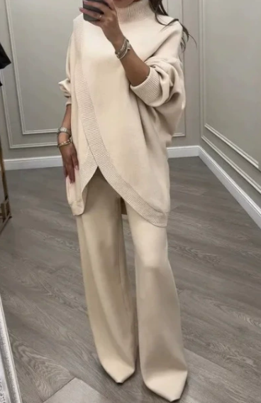 🔥Méga offre du Black Friday ! – 50 % de réduction !🔥Ensemble pull et pantalon oversize pour femme 