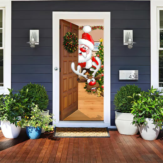 🌟🌟Décorations de Noël pour la porte d'entrée 2025 