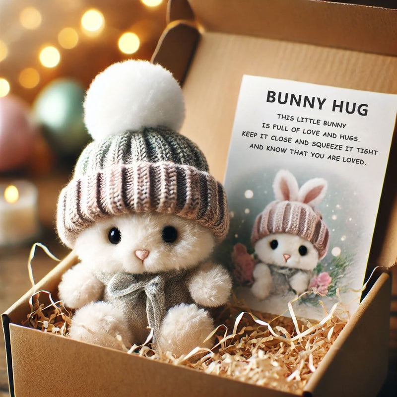 🎉Sonderangebot🐇Handgefertigter Mini-Hasen-Kuscheltier – süßes Ostergeschenk🎁