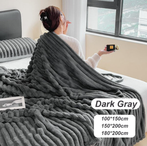 🌙 Ultraweiche Thermo-Flanell-Kuscheldecke – hautfreundlich, atmungsaktiv & extra warm ❄️🛏️