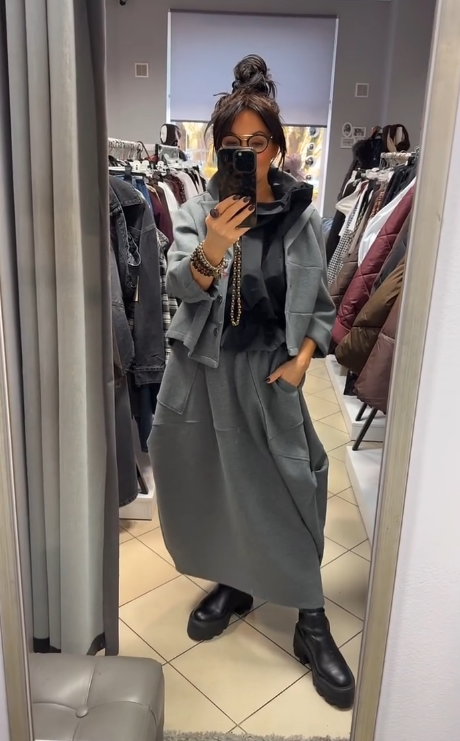 Ensemble manteau et jupe élégant Kuschelwohl™ – Tendance et chaud (Grandes soldes de Noël 🎄) 