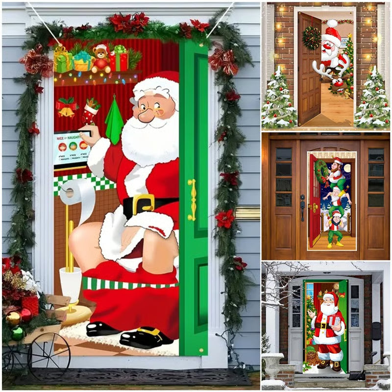 🌟🌟Décorations de Noël pour la porte d'entrée 2025 