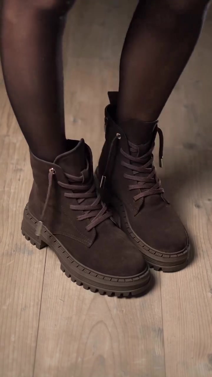 Modische Damen-Martin-Stiefel mit seitlichem Reißverschluss und niedrigem Absatz