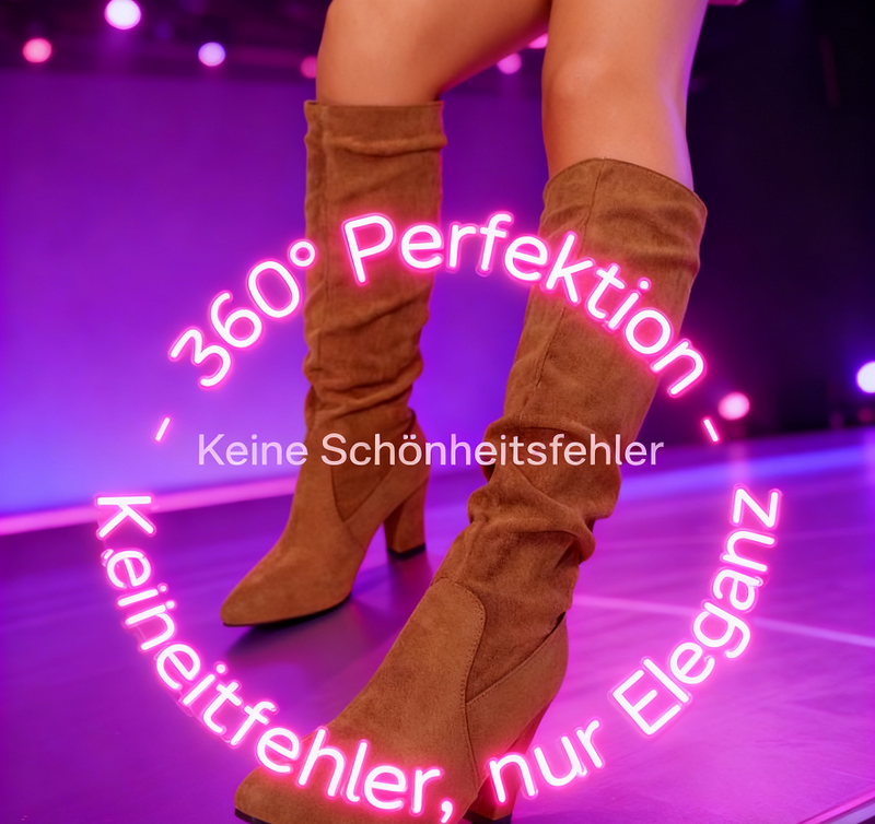 Bottes à talons hauts élégantes et unies pour femmes 