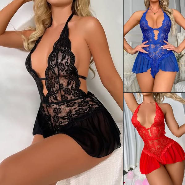 Kuschelwohl Verführerisches Spitzen-Lingerie Set – Eleganz und Komfort in Einem! 💕✨